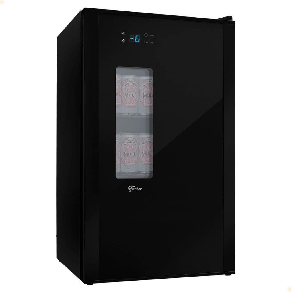 Cervejeira e Adega Fischer Infinity Multi Digital Preto 92L 127V LED
