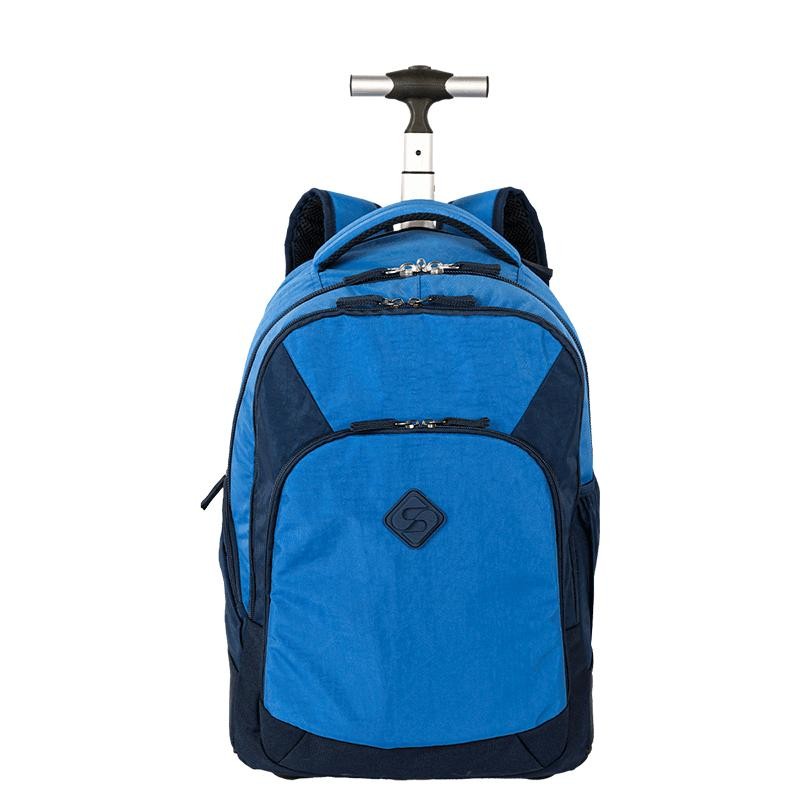 Mochila Carrinho 2 Compartimentos Sestini Rollingg 2 Double - Azul em Oferta na Shopee