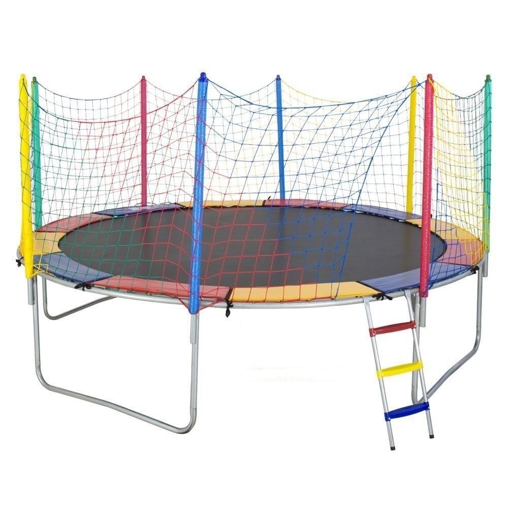 Cama Elástica Pula Pula 3,66m Lona Preta s/ Emenda PapiBrink em Oferta na Shopee