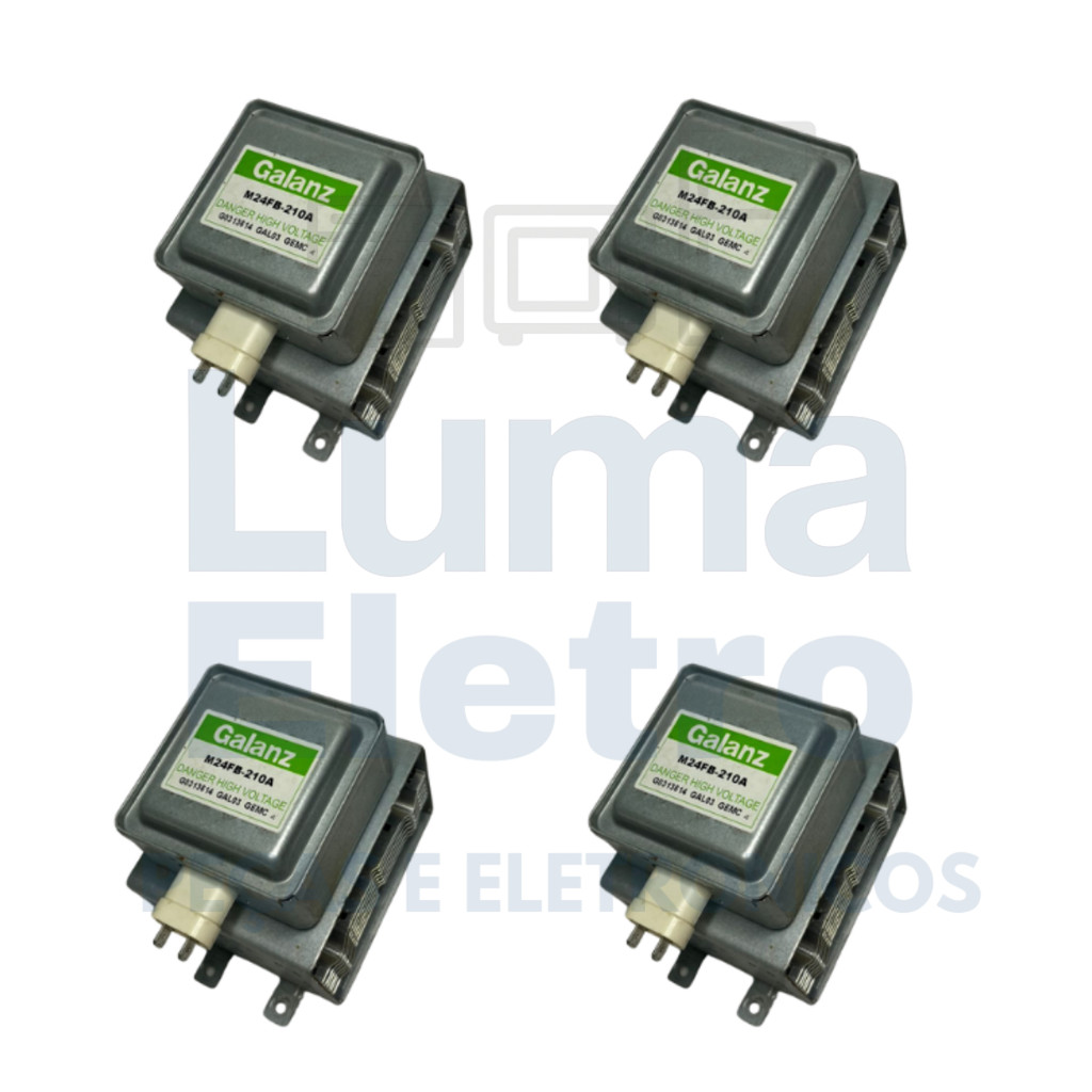 KIT 04 Magnetron Galanz M24fb-210a Usado Testado 100%