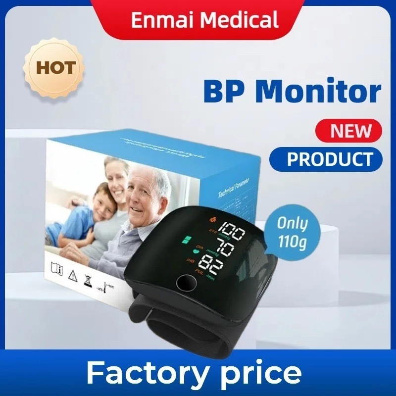 Imagem Monitor De Pressão Arterial De Pulso Recarregável Alta BP Esfigmomanômetro super
