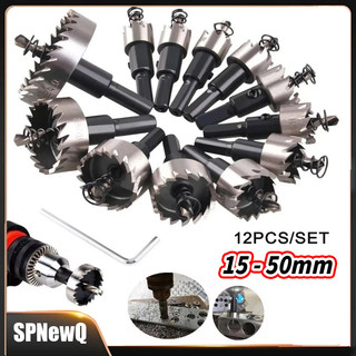 Kit 12 Brocas Serra Copo Aço Ferro Alumínio Etc 15 - 50mm Pronta Entrega