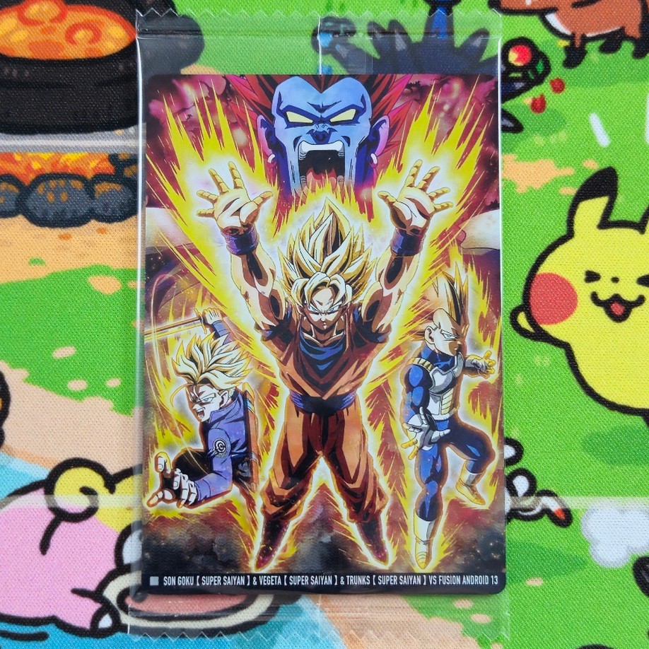 Carta Goku Vegeta Trunks 5-24 Dragon Ball Itajaga Bandai