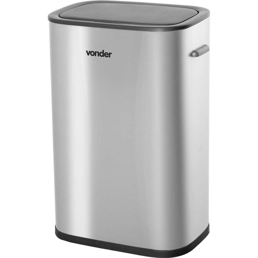 Lixeira Automática Inox 55 Litros Vonder Com Sensor de Movimento — imagem 2 de 2