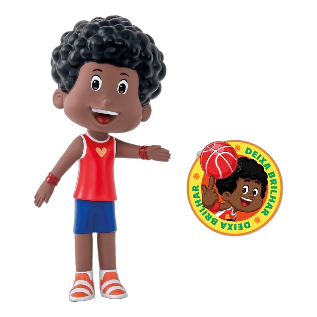 Boneco Davi 3 Palavrinhas Jovem Em Vinil Colecionável Brinquedo Infantil - Adijomar Brinquedos