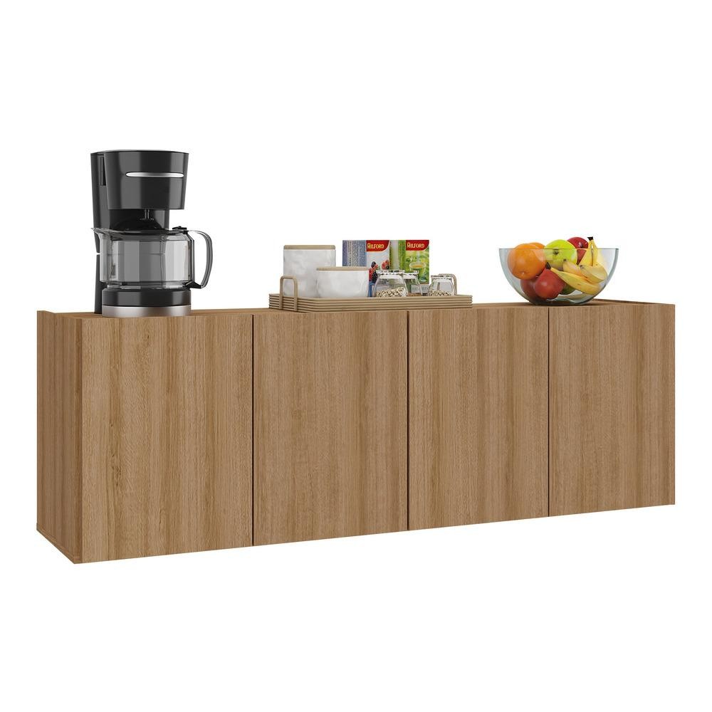 Balcão de Cozinha Suspenso 4 Portas Multimóveis MP2167 em Oferta na Shopee