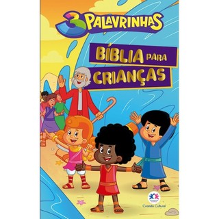 Livro 3 Palavrinhas - Bíblia para crianças em Oferta na Shopee