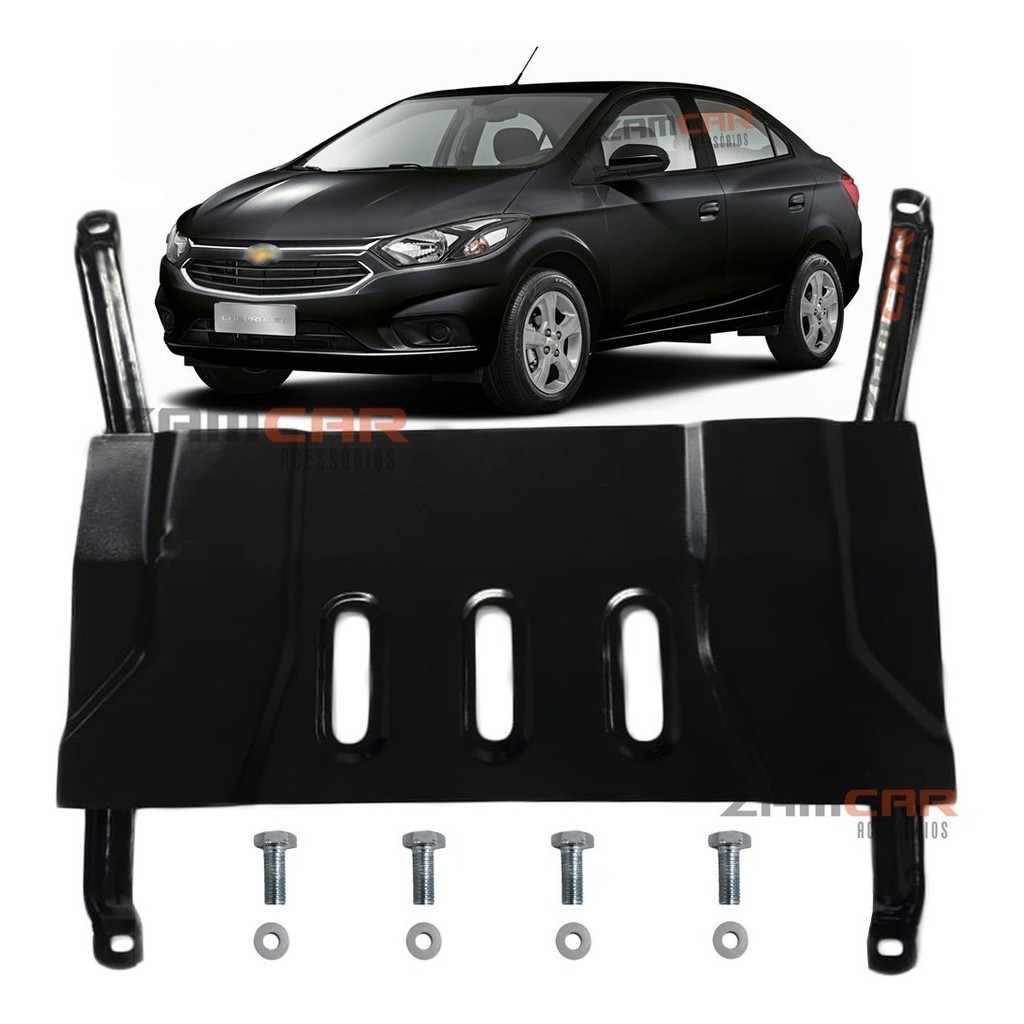 Protetor Carter Peito De Aço Chevrolet Prisma 2018 2019 2020 em Oferta na Shopee
