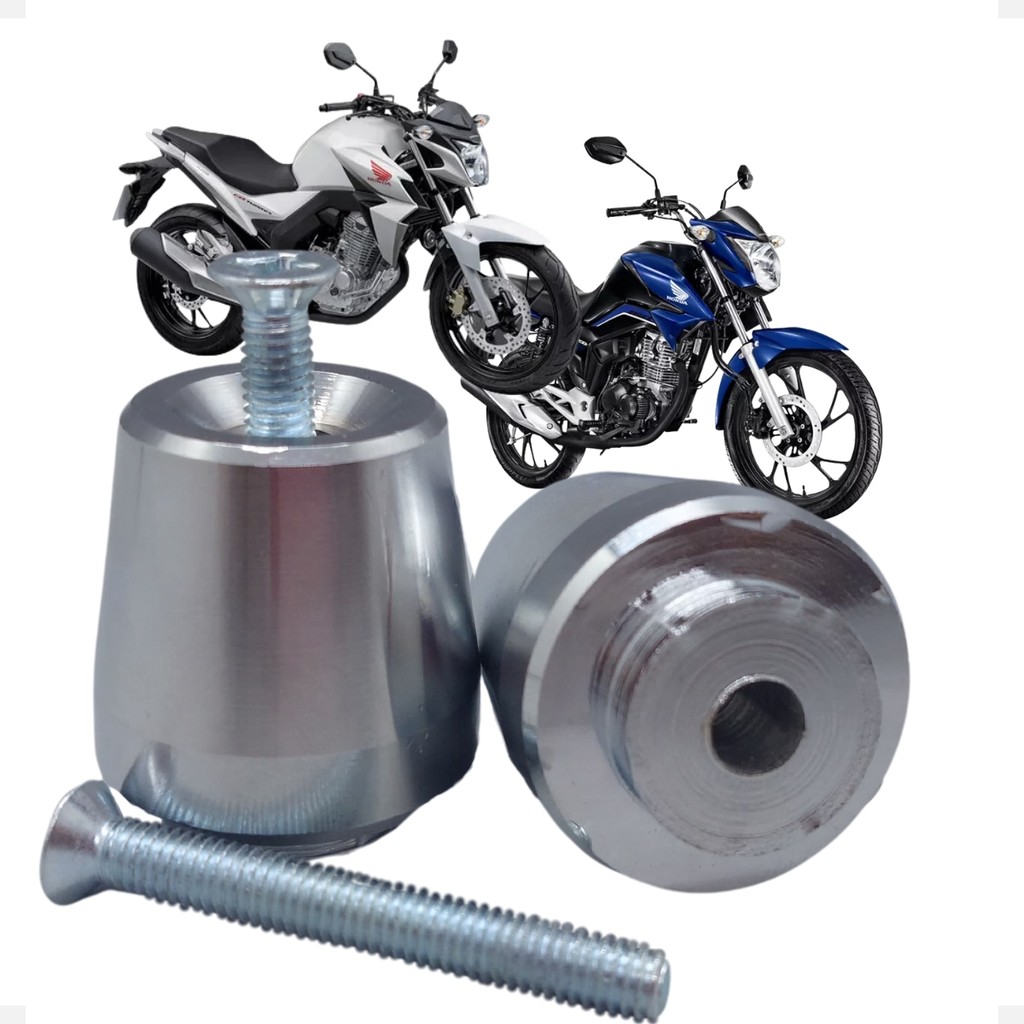 Peso Pesinho De Guidão Pcx 150 Cromada Par Para Titan Fan Start Cg Cargo 125 150 160 Biz Pop 100 110