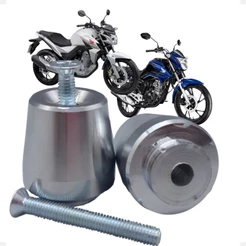 Peso Pesinho De Guidão Pcx 150 Cromada Par Para Titan Fan Start Cg Cargo 125 150 160 Biz Pop 100 110