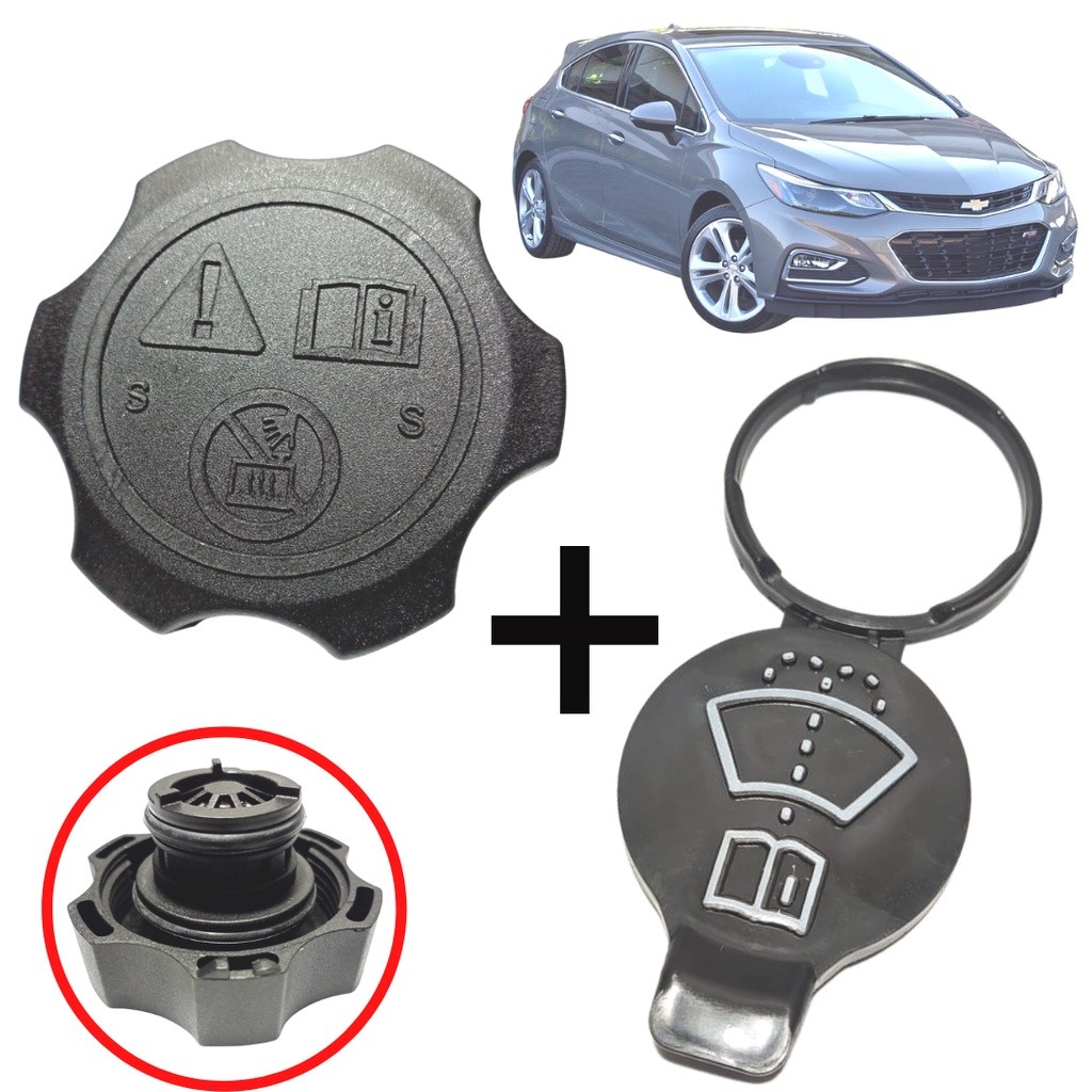 Tampa Reservatório + Tampa Limpador Do Cruze 1.4 Turbo 2017