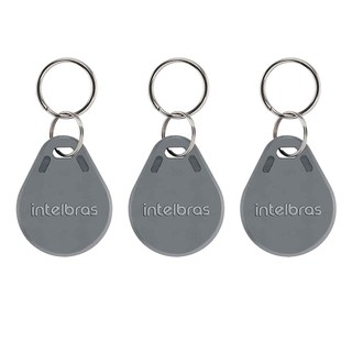 kit 03 Chaveiros de acesso por proximidade RFID TH 1000 MF Tag 13,56 MHz Intelbras