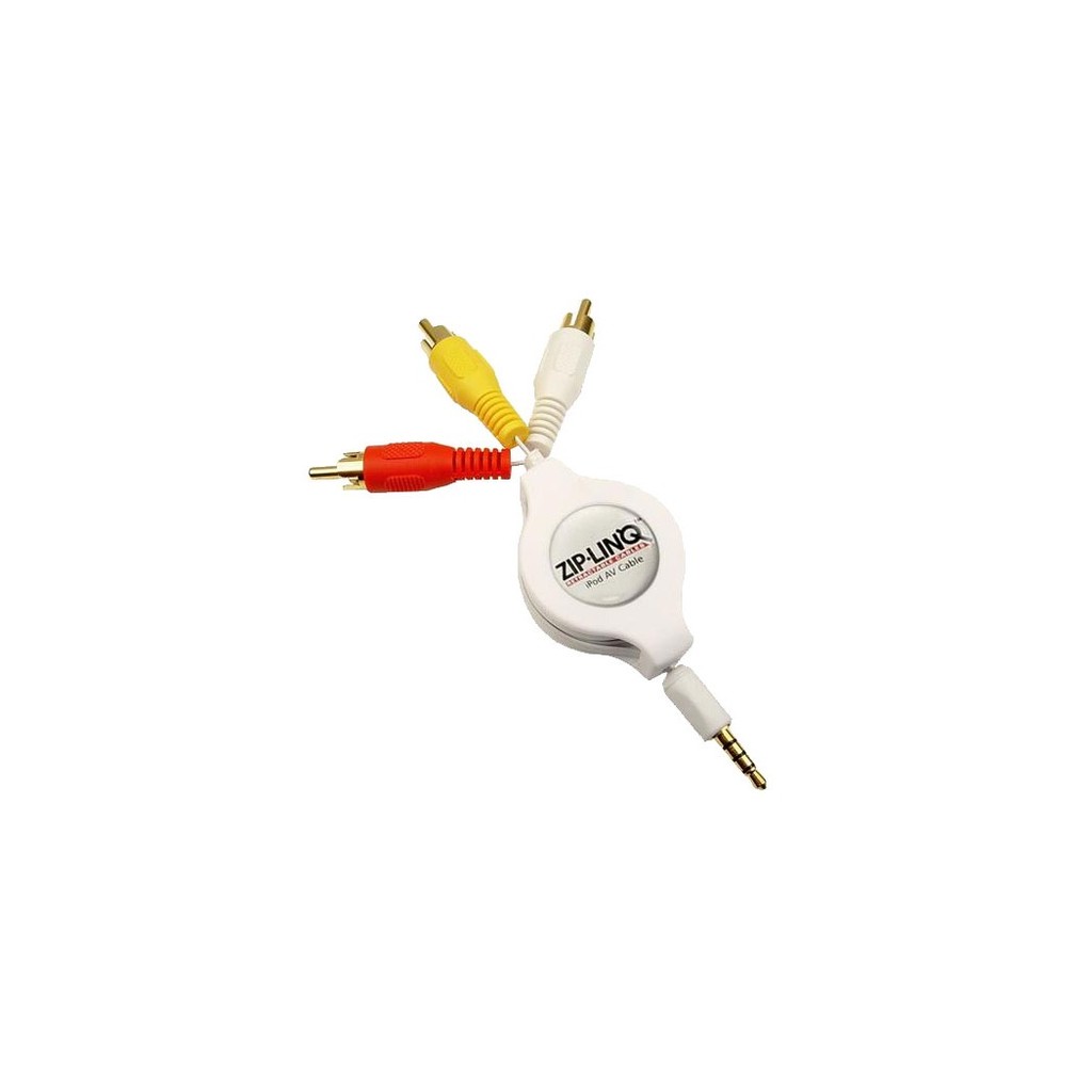 Cabo retrátil áudio e vídeo - P2 ( 3,5 mm ) x 3 RCA