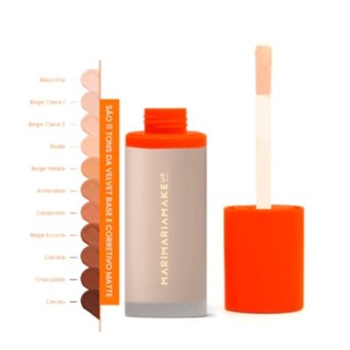 Base e Corretivo Matte Velvet Skin Mari Maria Base e Corretivo com acabamento Matte. Média à alta cobertura,New Arrivals em Oferta na Shopee