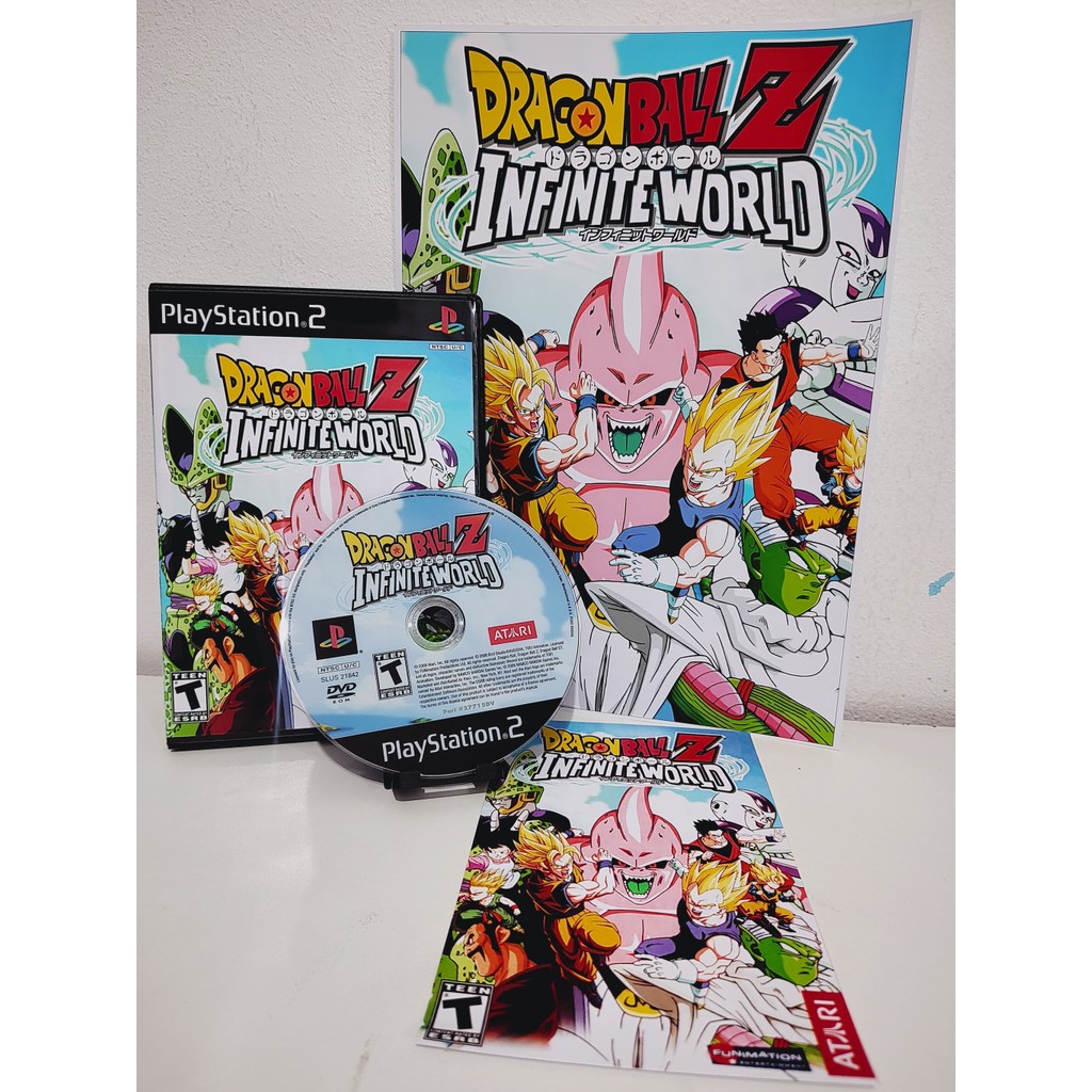 Dragon Ball Z Infinity World com Poster / PS2