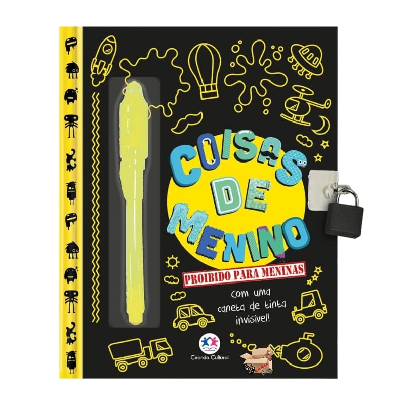 Livro Infantil Diário Coisas de menino Proibido para meninas em Oferta na Shopee