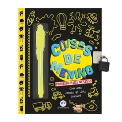 Livro Infantil Diário Coisas de menino Proibido para meninas