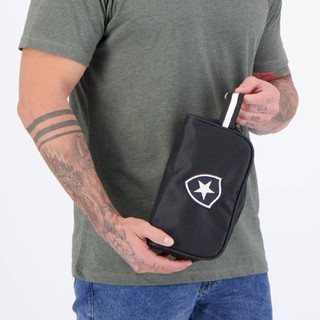 Necessaire Botafogo Nylon Preta em Oferta na Shopee