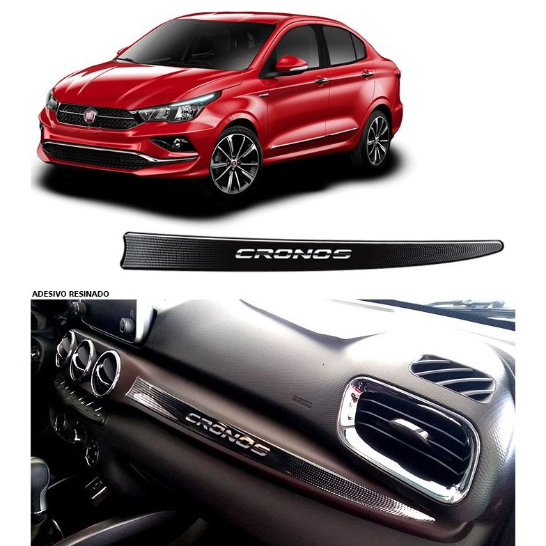 Adesivo Emblema Para Painel Fiat Cronos Resinado Decorativo em Oferta na Shopee