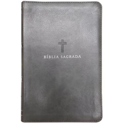Bíblia Sagrada | ACF | Leitura Perfeita | Letra Grande | Couro Soft Cinza