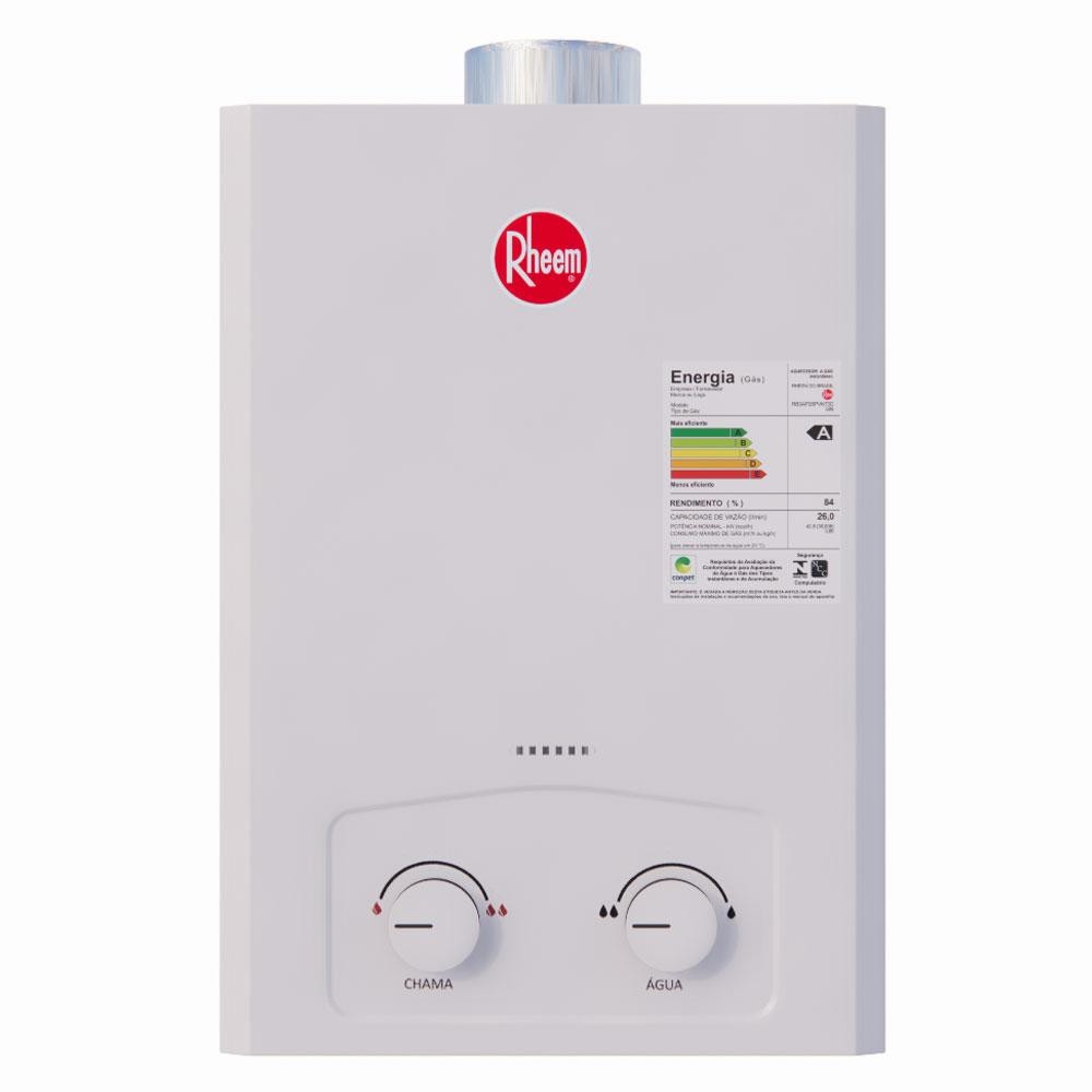 Aquecedor De Água A Gás Gn 7L Rheem