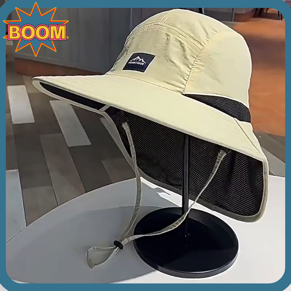 Chapéu De Pescador BOOM , Balde , Chapéus De Caminhada De Aba Larga , Boné Protetor Solar , Bonés De Pesca De Secagem Rá em Oferta na Shopee