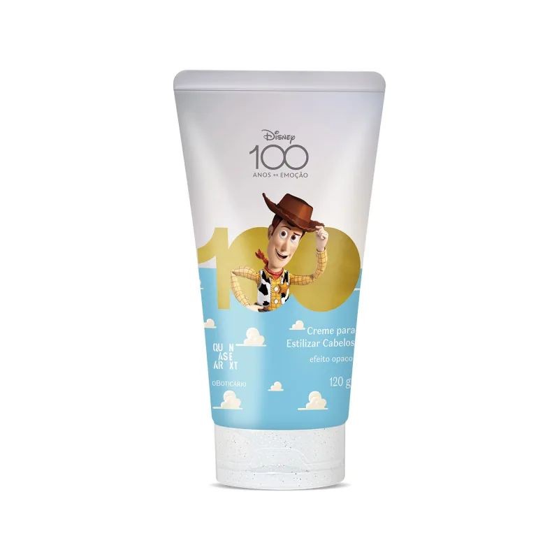 CREME PARA ESTILIZAR CABELOS QUASAR NEXT DISNEY100 O BOTICARIO 120G
