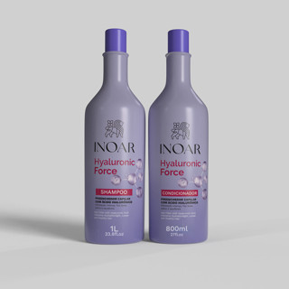 Inoar Kit  Hyaluronic Force Sh 1000ml e Condicionador 800ml em Oferta na Shopee