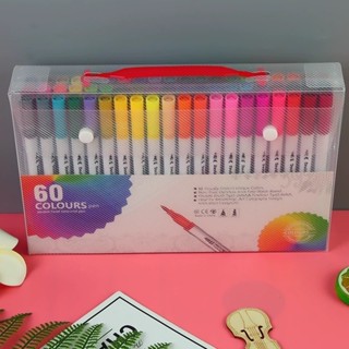 Conjunto de canetas de gravação de cabeça dupla 48/60/80/100/120 em Oferta na Shopee