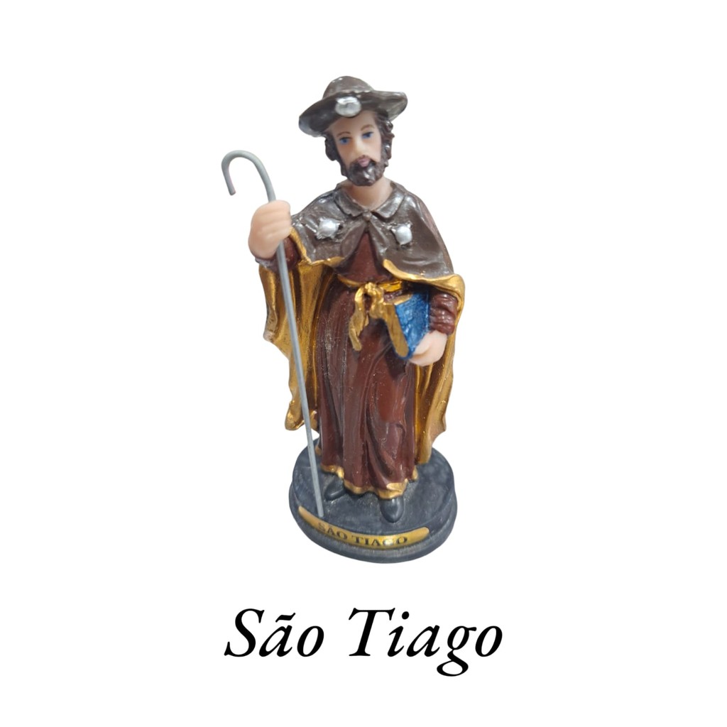 Imagem São Tiago 12cm em Resina