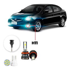 Ultra Led Nano 22000lm Nissan Sentra 2012-2013 Farol Milha