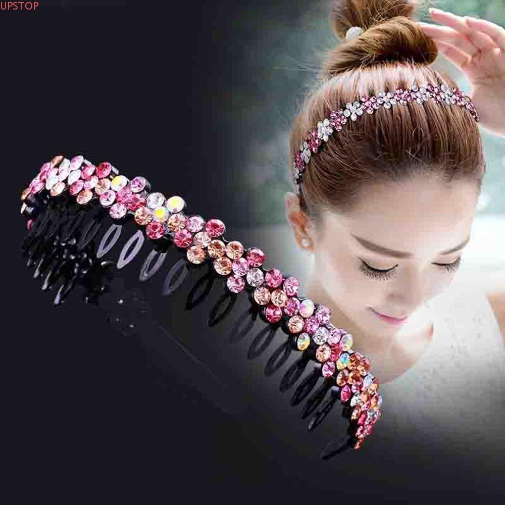 UPSTOP Dente Pente Tiara Moda Acessórios De Cabelo Para Mulheres Menina Headwear Faixa Argola