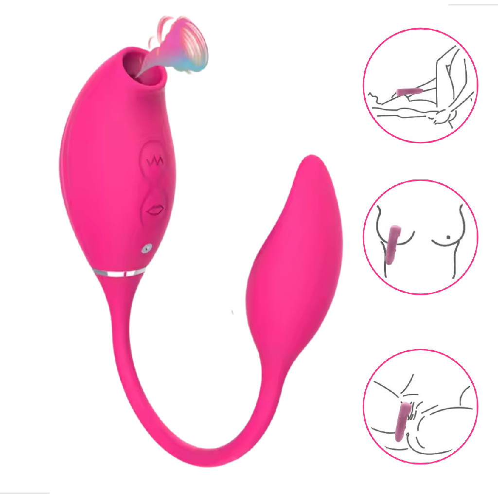 Sugador Vibrador Dupla Estimulação Ponto G Clitóris Orgasmo em Oferta na Shopee