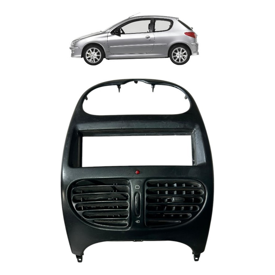 Difusor Ar Painel Central Moldura Peugeot 206 1999 2005 2008