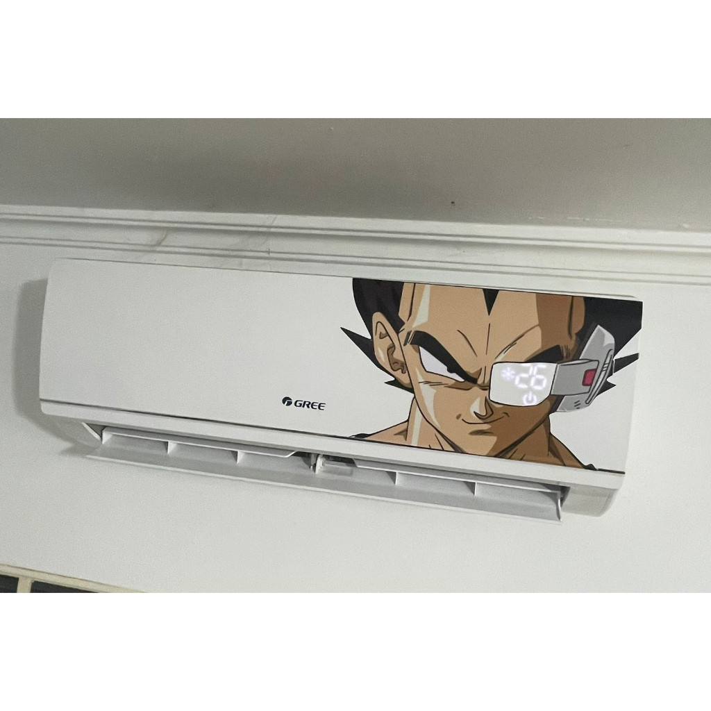 Adesivo Dragon Ball vegeta decorativo ar condicinado em Oferta na Shopee