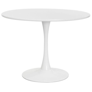 Mesa Saarinen Tulipa Redonda 120cm Tampo Madeira Branca em Oferta na Shopee