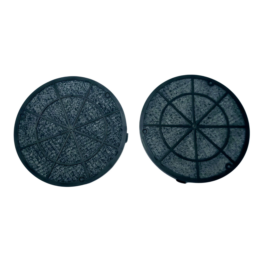 2 Filtros De Carvão Com 16,5cm Para Depurador Suggar Slim
