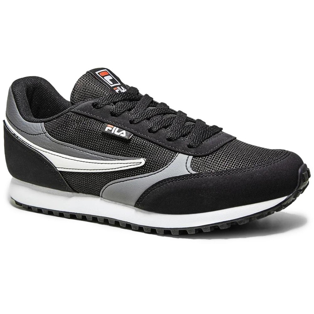 Tênis Fila Renno Classic Masculina - Grafite e Branco