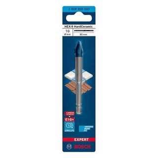 Broca Porcelanato Bosch Expert HEX-9 Hardceramic 10mm em Oferta na Shopee