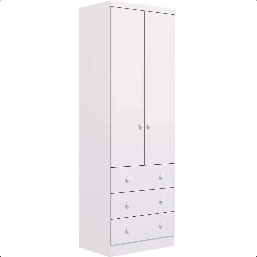 Guarda Roupa Infantil Smim 2 Portas 3 Gavetas 100% MDF Faura · foto 2