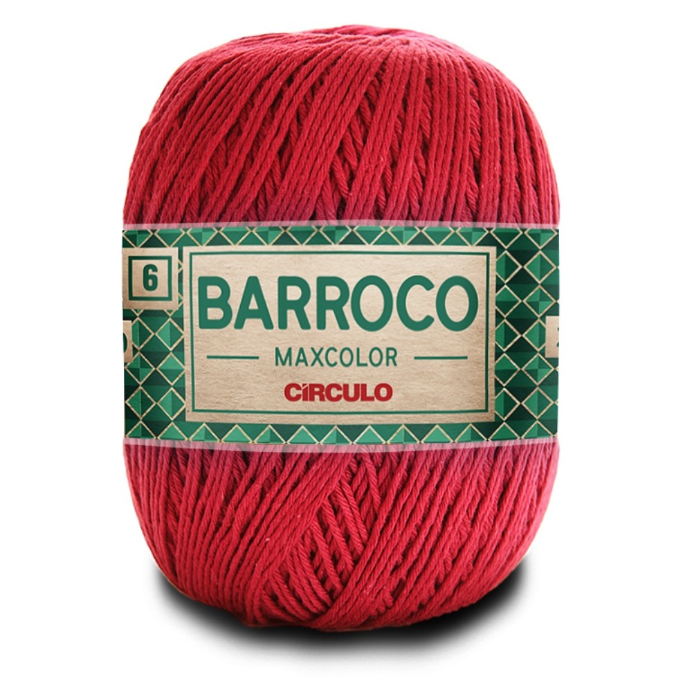 Fio Barroco Maxcolor N°6 200g 226M 100% Algodão 885 Tex - Círculo