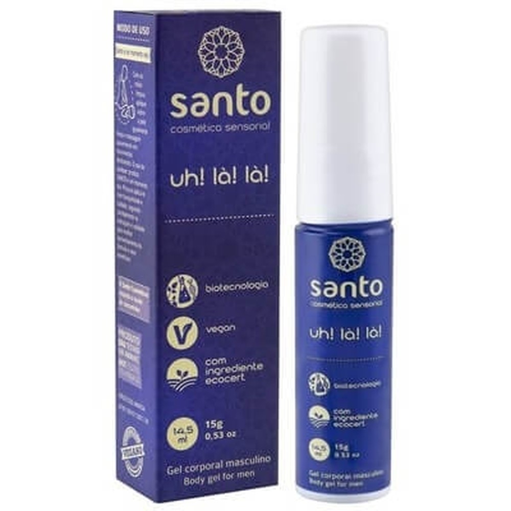Gel que Causa Ereção Masculina com Extratos de Castanha da Índia - Santo Funcionais Uh! la! la! - 15 gramas em Oferta na Shopee