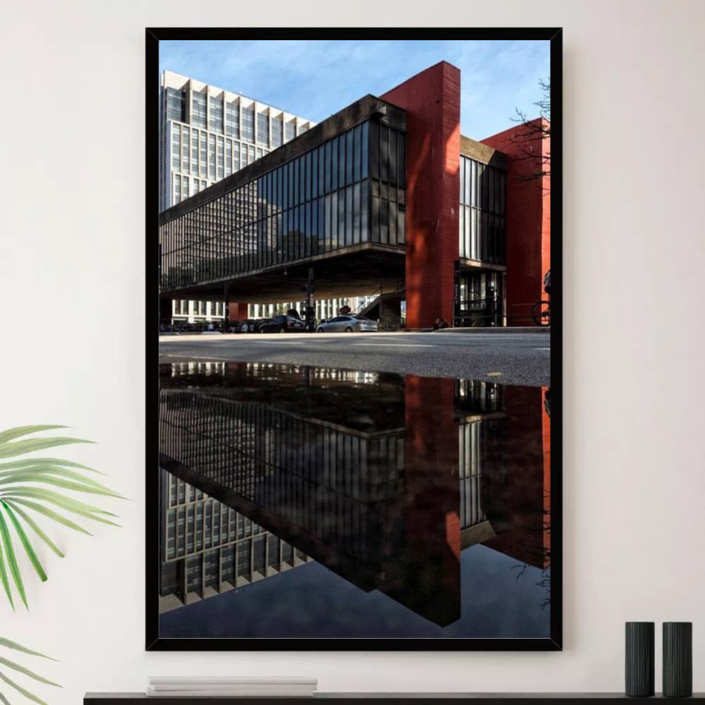Quadro Masp Arquitetura São Paulo Decorativo A3 35x45cm
