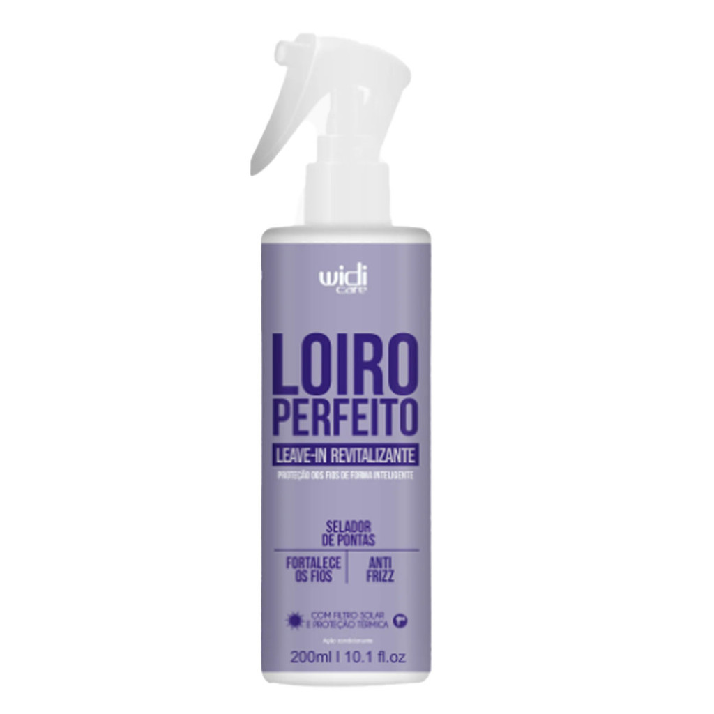 Revitalizante Loiro Perfeito Leave In Widi Care 200ml em Oferta na Shopee