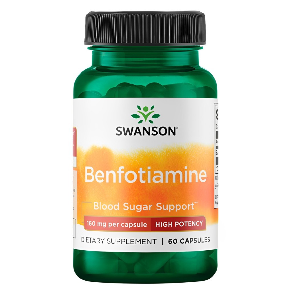 Benfotiamina 160mg Swanson 60 Capsulas Importado