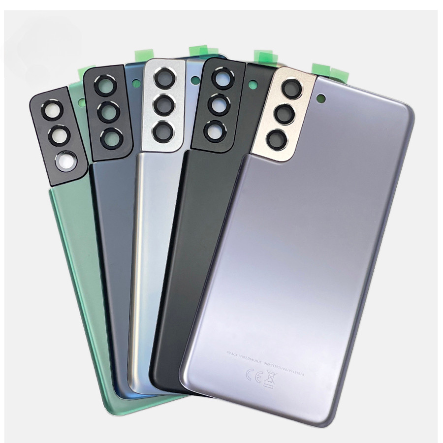 S21 Plus 5G Capa De Vidro Traseira Para Samsung Galaxy S21 + 5G Porta Substituição Bateria Caso , Com Lente Da Câmera