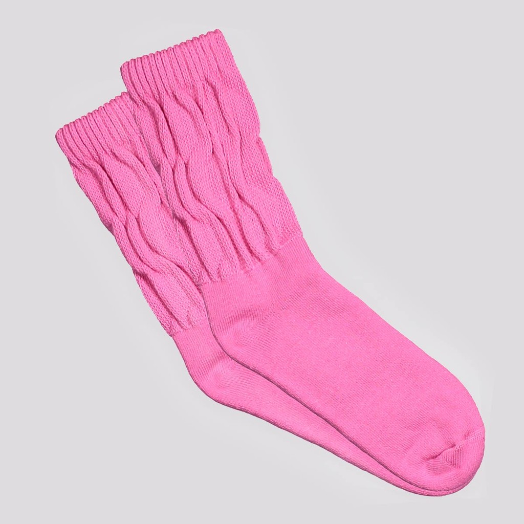 Meia Selene Aeróbica Cano Médio Feminino Rosa