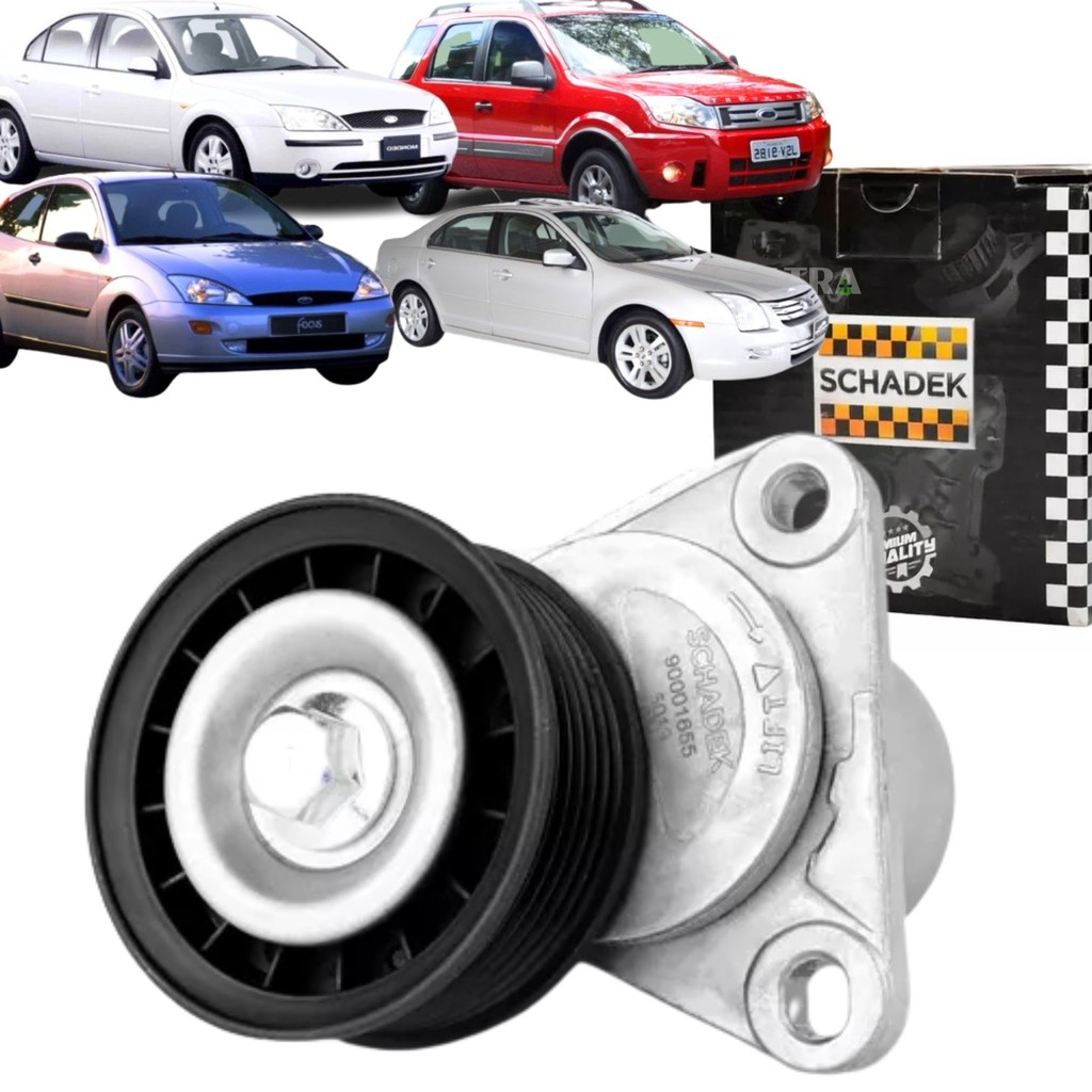 Tensor Correia Motor Alternador para Ford Duratec Focus / Ecosport / Modeo - 2.0 Duratec 16V (Schadek 30.283 90 em Oferta na Shopee