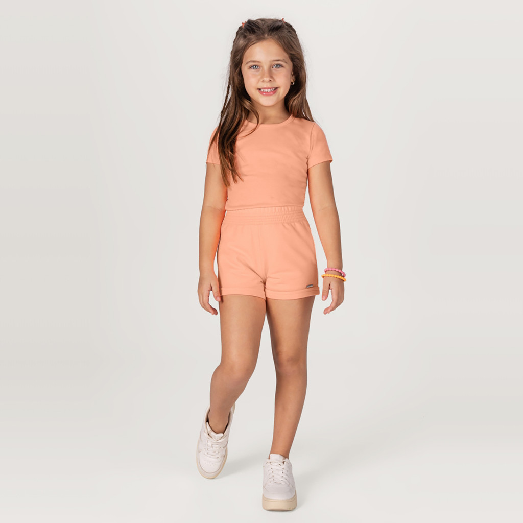 Blusa Básica Infantil Menina Em Cotton Brandili - Baby & Kids Fashion