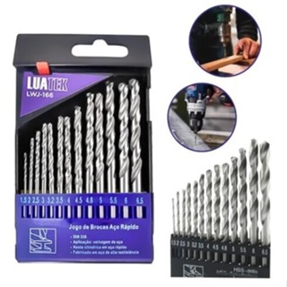 Kit 13 Broca Aço Rápido Para Metal ATACADAO BAZZAR em Oferta na Shopee
